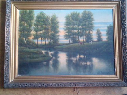 Картина.масло.пейзаж