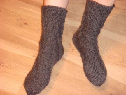 Спиральные носки вязаные.Необычный подарок