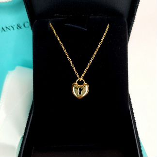 Подвеска кулон Tiffany & Co сердце замок