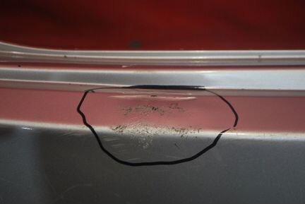 Бампер задний Хендай 35