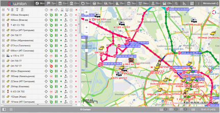 Глонасс/GPS мониторинг транспорта Wialon
