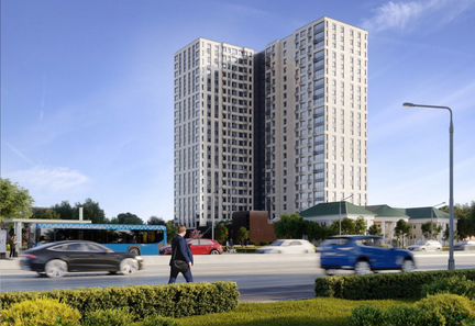 1-к квартира, 41.2 м², 16/24 эт.