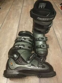 Комплект горные лыжи с креплениями,горнолыжные бот