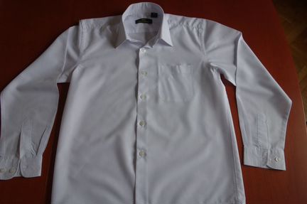 Школьные белые рубашки 11-12 лет (р.146-152)