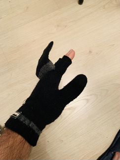 Зимние перчатки валенки