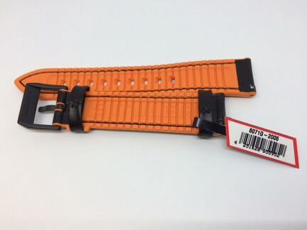 Ремень для часов Stailer Max Sport Black Orange 20