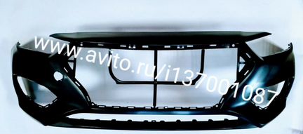 Передний бампер на hyundai solaris