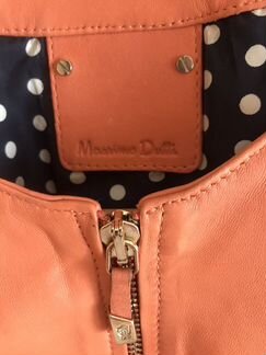 Кожаная куртка massimo dutti