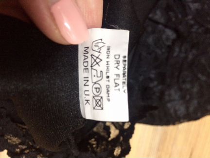 Чёрное Платье из кружева UK