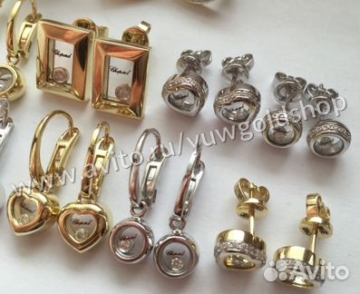 Новые золотые изделия Chopard 585 пр. с брил