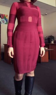 Платье вечернее бандажное