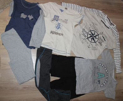 Шорты, футболки, термобелё, пижама, рубашки 122-28