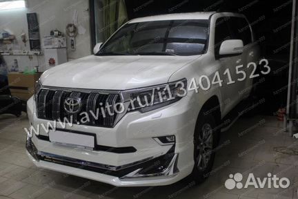 Обвес prado 150 modellista белый перламутр