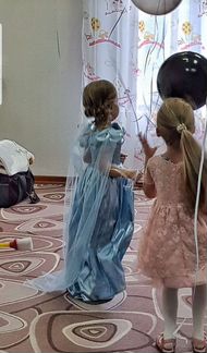 Платье Эльзы новогоднее