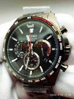Часы Seiko (Сейко) CS Sports SSB311P1. В плёнках
