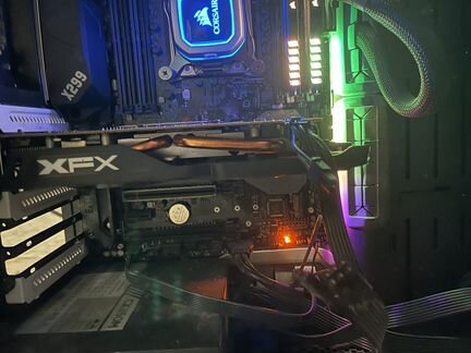 Компьютер 7820x 32gb водяное охлаждение