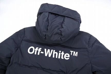 Пуховик off white