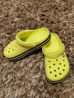 Сабо Crocs J3 жёлтые