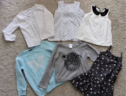 Платья, футболки, шорты и др. р. 108-116