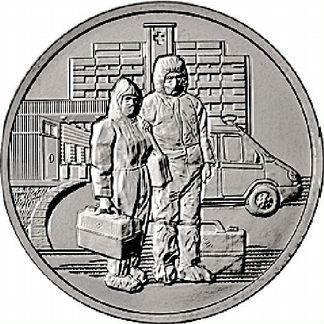 10 рублей 2020 Человек труда. Работник металлургии