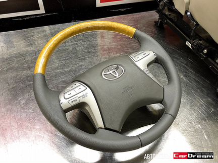 Руль новый перетяжка вашего Toyota Camry v 40