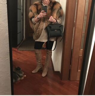 Меховая жилетка лиса Меха Екатерина
