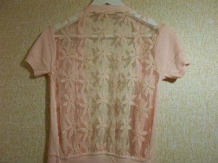 Красивый нежный кружевной кардиган жакет кофточка