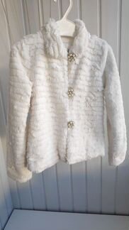 Меховой детский жакет для девочки