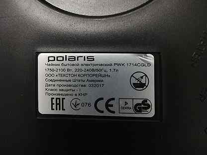 Polaris pwk 1714cgld схема