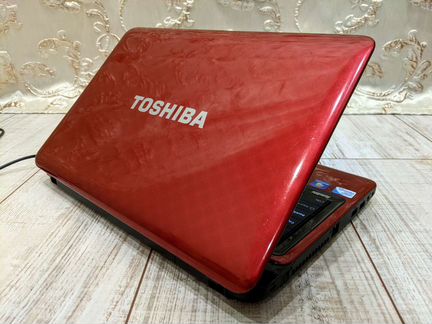 Яркий ноутбук Toshiba 3GB/250GB