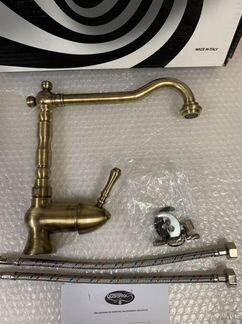 Смеситель Quaranta Бронза Италия новый