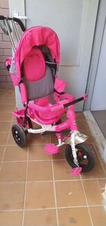 Детский велосипед с родительской ручкой