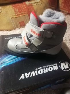 Лыжные ботинки детские 34