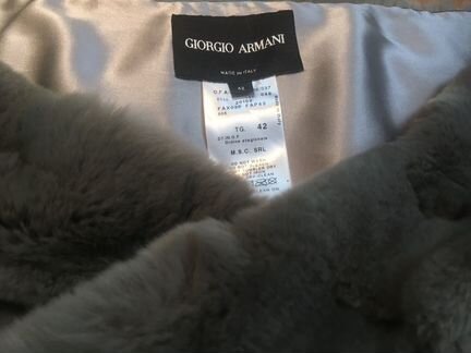 Меховая накидка Giorgio Armani