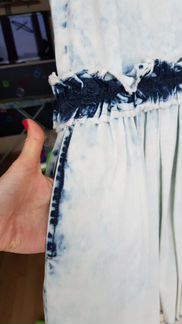 Платье вареный деним msgm s-m, модное