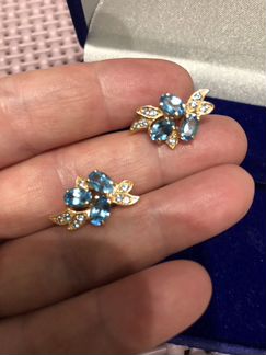 Золотые серьги