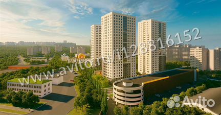 1-к квартира, 38.6 м², 12/25 эт.