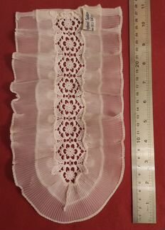 Жабо Кружево Белый дедерон 1960-е гг. гдр Винтаж