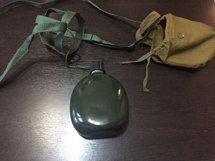 Фляжка армейская (с чехлом ) опт и розница