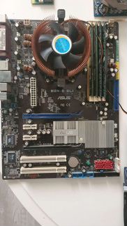 Мат. плата M2N-E + athlon II x64 + куллер + видеок