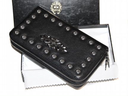 Мужской кожаный клатч Chrome Hearts 2Х large magic
