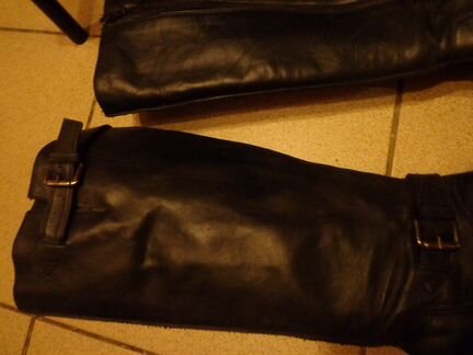 Италия-2пары) Сапоги высокие кожа gant и ботфорты