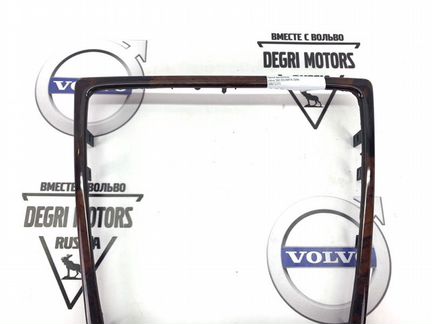 Рамка магнитолы Volvo S60 V70 XC70 05-09 дерево