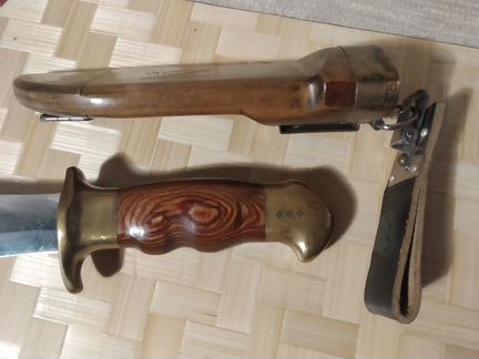 Нож охотничий подарочный из времен СССР