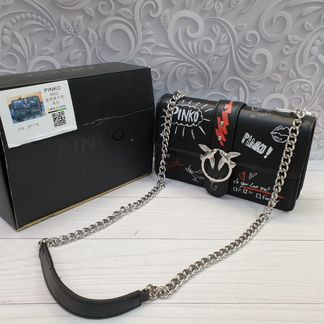 Новая женская сумка кроссбоди Pinko черная