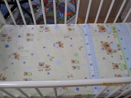 Кроватка Можгинский лесокомбинат Руслана (колеса)