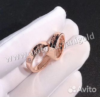 Золотое обручальное кольцо Cartier
