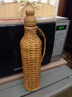 Плетёная бутылка