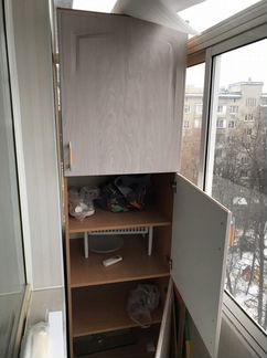 Стеллаж шкаф на балкон