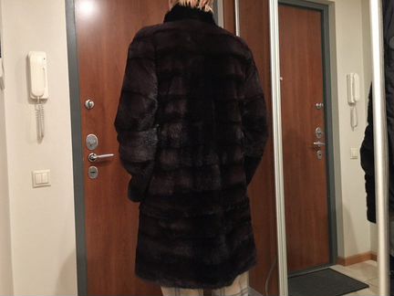 Шуба и меховое манто Asofia натур. мех норки
